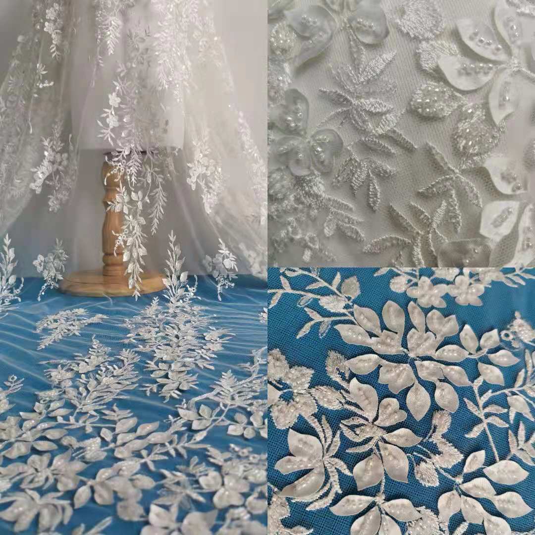 Bridal lace fabric