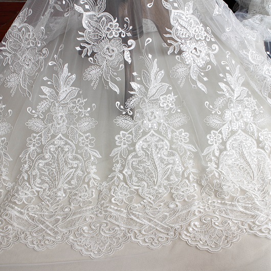 Bridal lace fabric