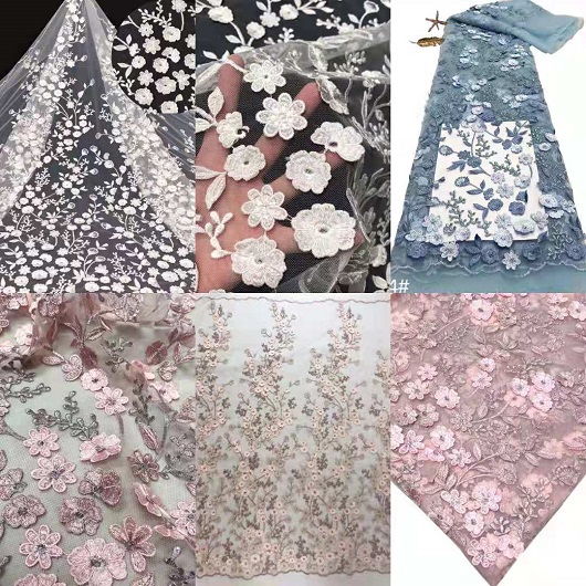 Bridal lace fabric